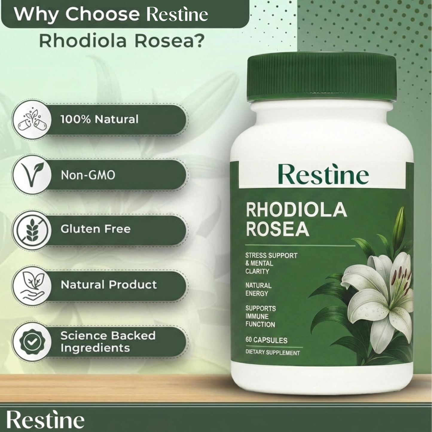 Restine® Rhodiola Rosea